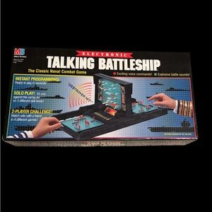 Milton Bradley Electronic Talking Battleship Game - Complete